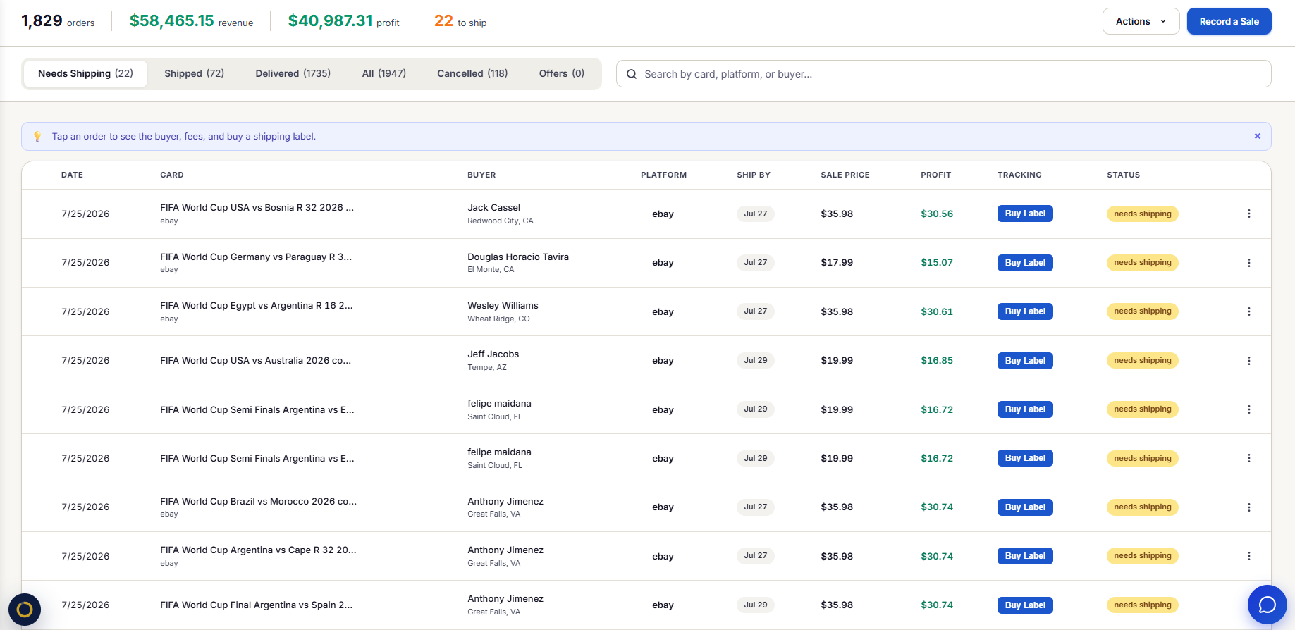 Order Management